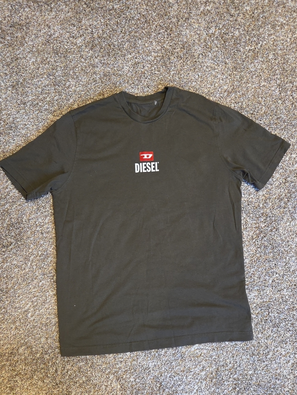 DIESEL T-Just Small D Logo Maglietta 100% Cotton T-shirt